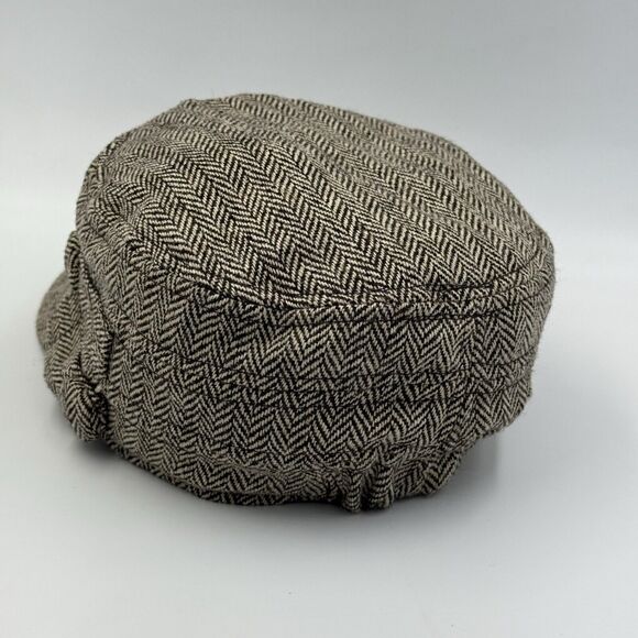 Laplein Tweed Newsboy Fiddlers Cap Peaky Blinders Hat Y2K - Picture 7 of 12